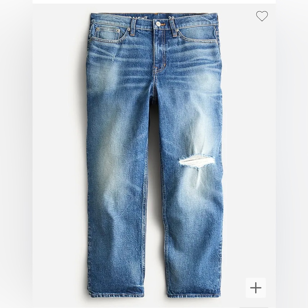 PETITE HIGH-RISE 9OS CLASSIC STRAIGHT JEAN IN VESEY